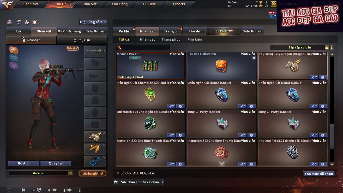 shop acc cf uy tin gia re
